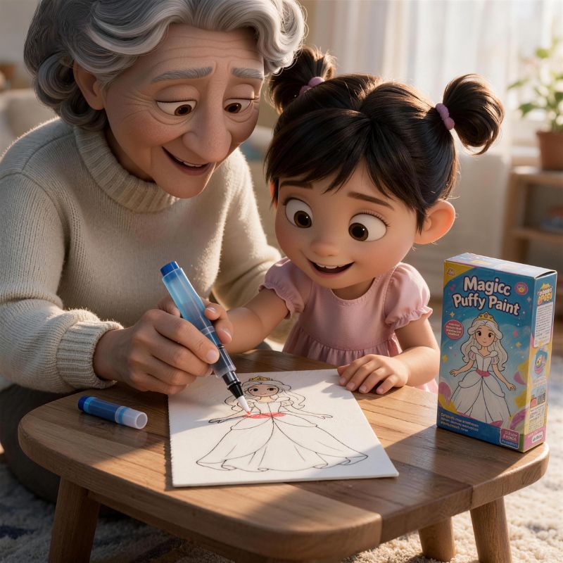 Magic 3D Painting - Stays at Grandparents'