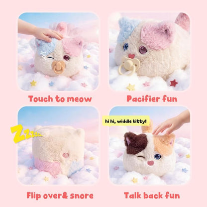 Interactive Fluffy Cat - Touch and Talk Back