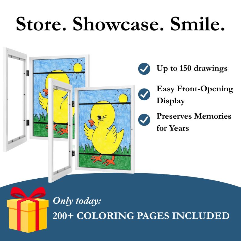 Front Opening Kids Artwork Frames – MAGIC PUFFY