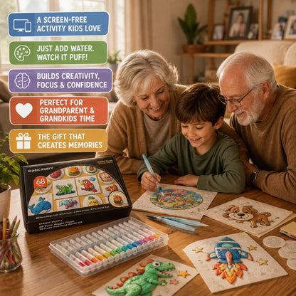 Magic Puffy Paint – Grandparents' #1 Screen-Free Activity