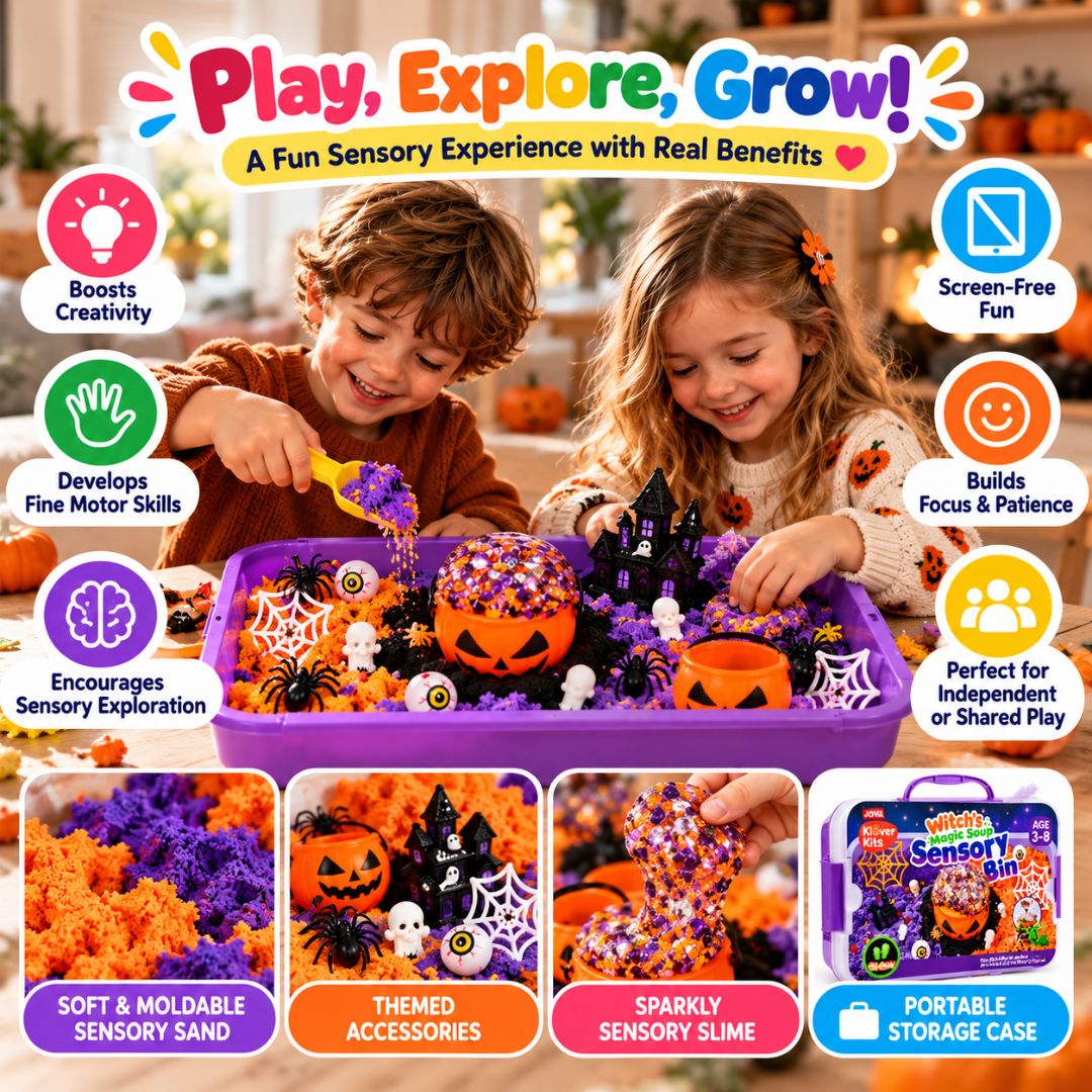 Magic Construction Sensory Bin