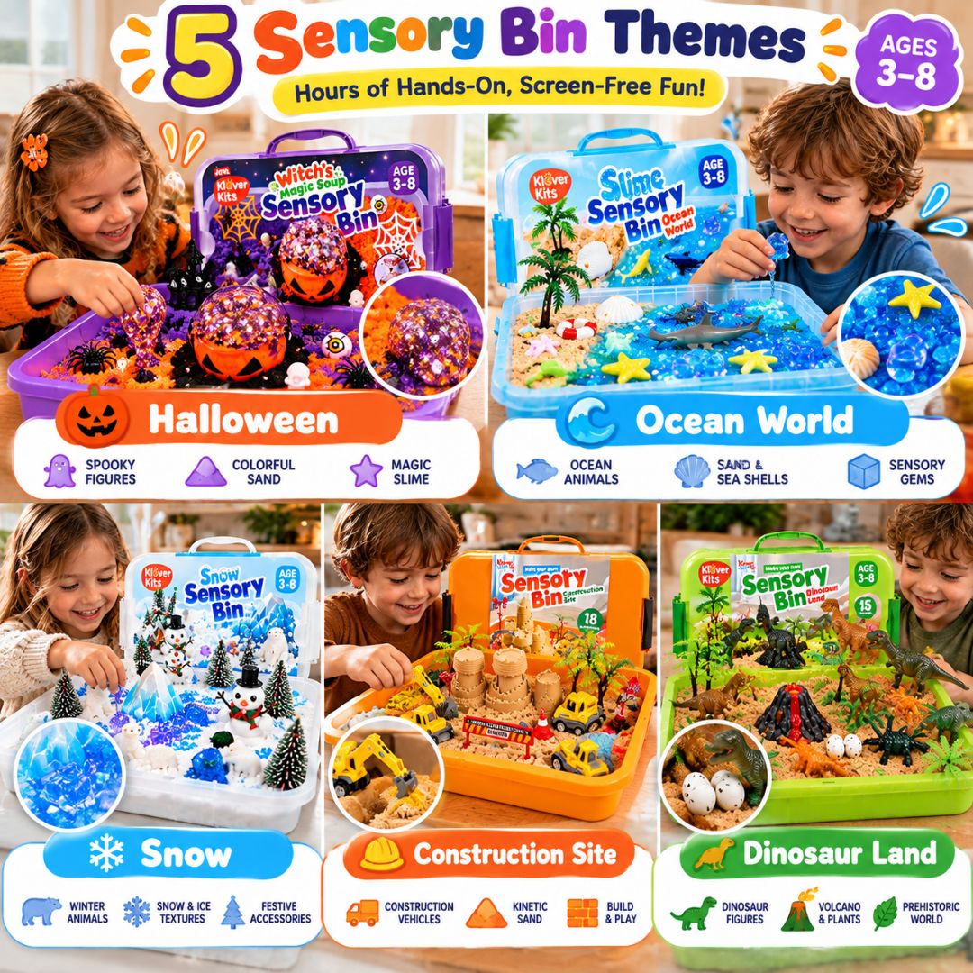 Magic Construction Sensory Bin