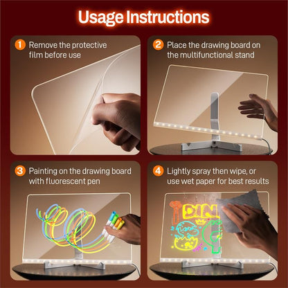 LED Drawing Magic Board for Kids