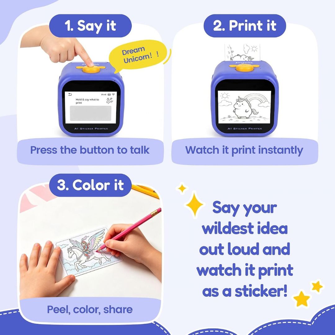 Magic Sticker Maker™ Say It. Print It. Create It.