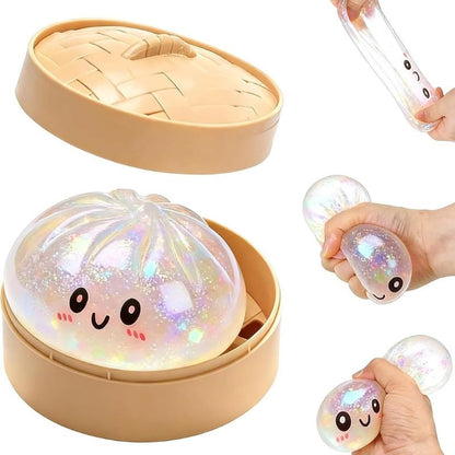 Viral Dumpling Squishy (with Steamer Box)