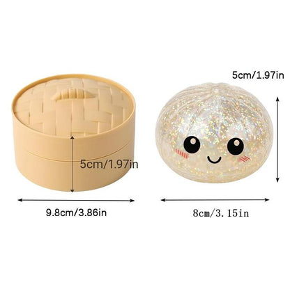 Viral Dumpling Squishy (with Steamer Box)