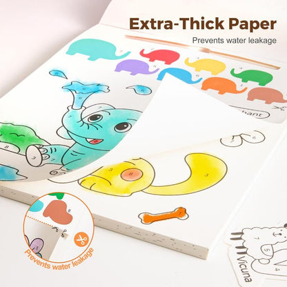 Paint by Numbers Watercolor Magic Book