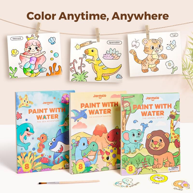 Paint by Numbers Watercolor Magic Book