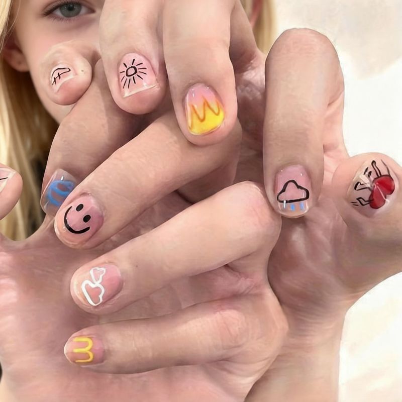 Doodle Pen for DIY Nail Art Quick Drying