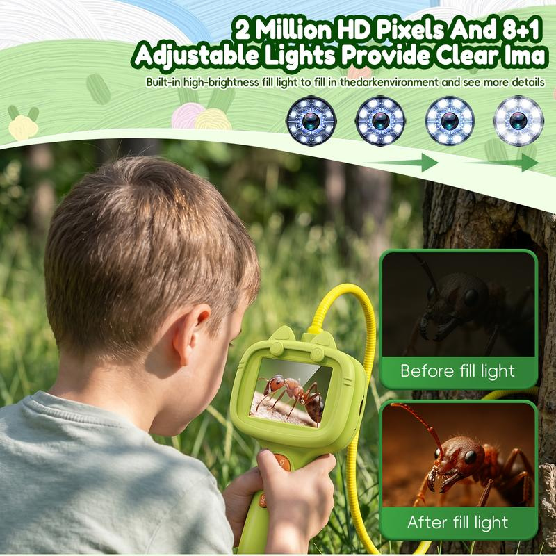1000X Endoscope for Kids with Screen