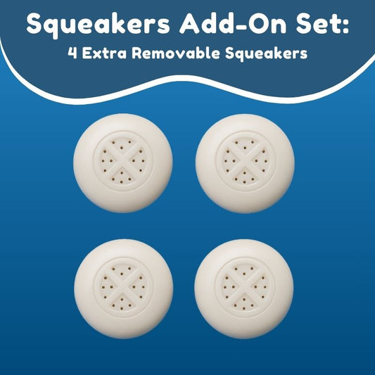 Squeakers Add-On Set: 4 Extra Removable Squeakers